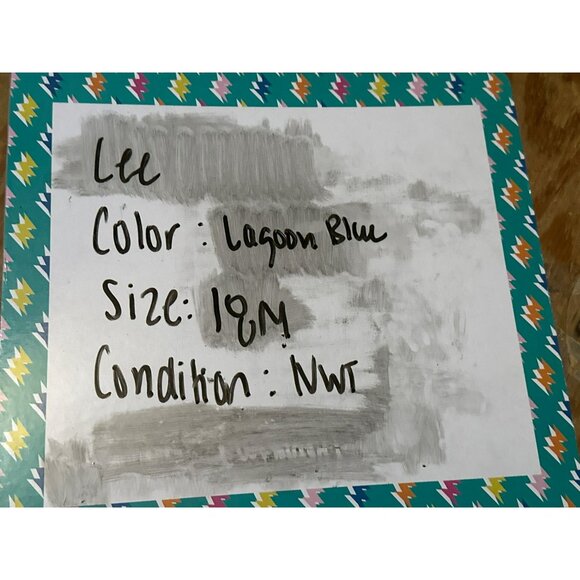 NWT LEE Women’s Shape Illusions Mid-Rise Bootcut Jeans – Lagoon Blue, Size 18M - Picture 4 of 4